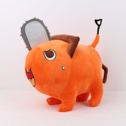25cm Plush Chainsaw Chain Saw Man Cosplay Standing Orange Dog Soft Stuffed Doll Prop Toy Kids Birthday Gift