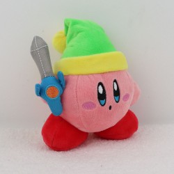 16cm/6inch Game Star Kirby Kawaii Plush Toy Cute Sword Kirby Soft Stuffed Doll Peluche Christmas Gift For Kid